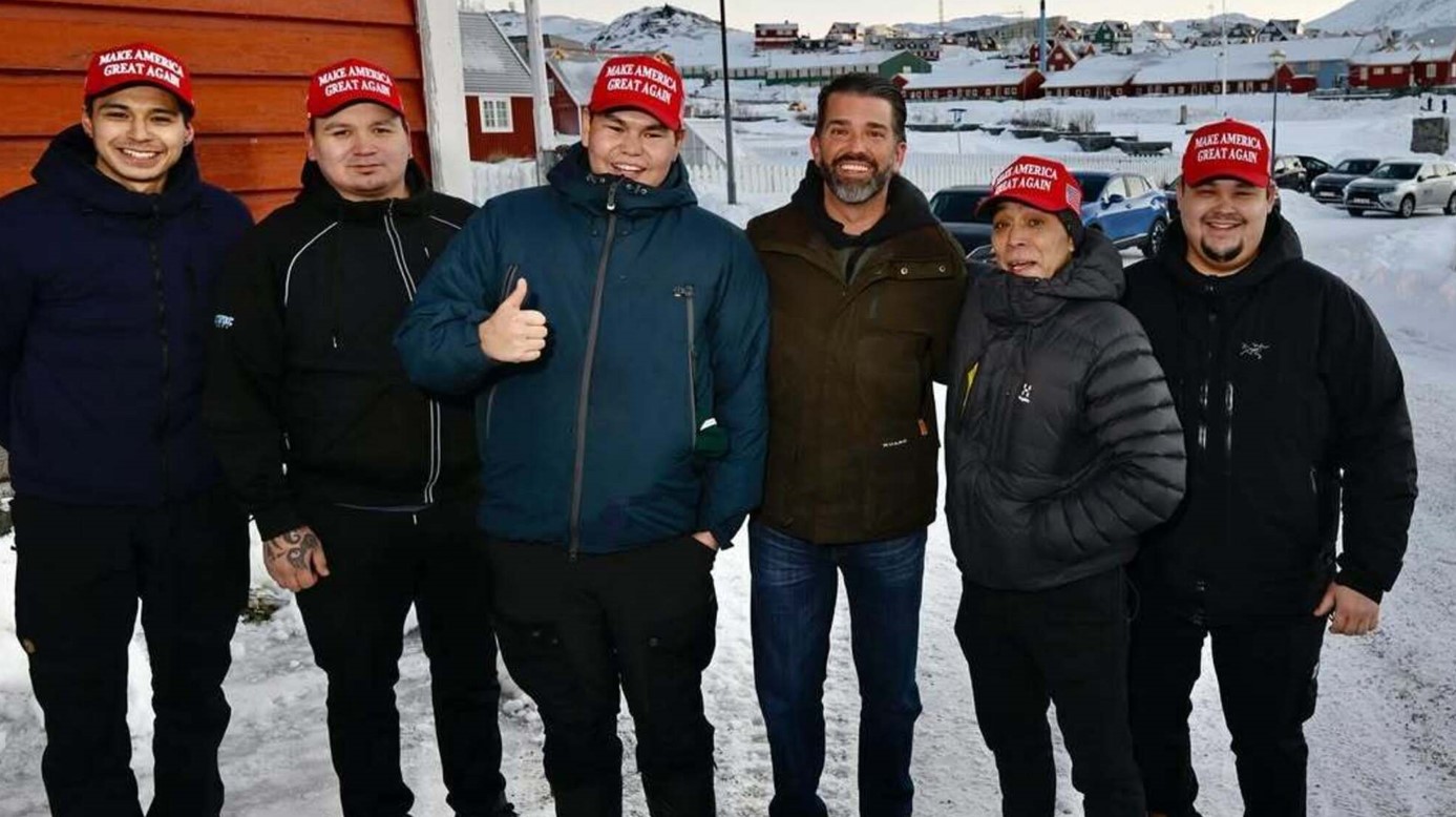 У Гренландію Трамп-молодший прибув з приватним візитом, наголосив він, і не планує ніяких зустрічей з представниками місцевої влади