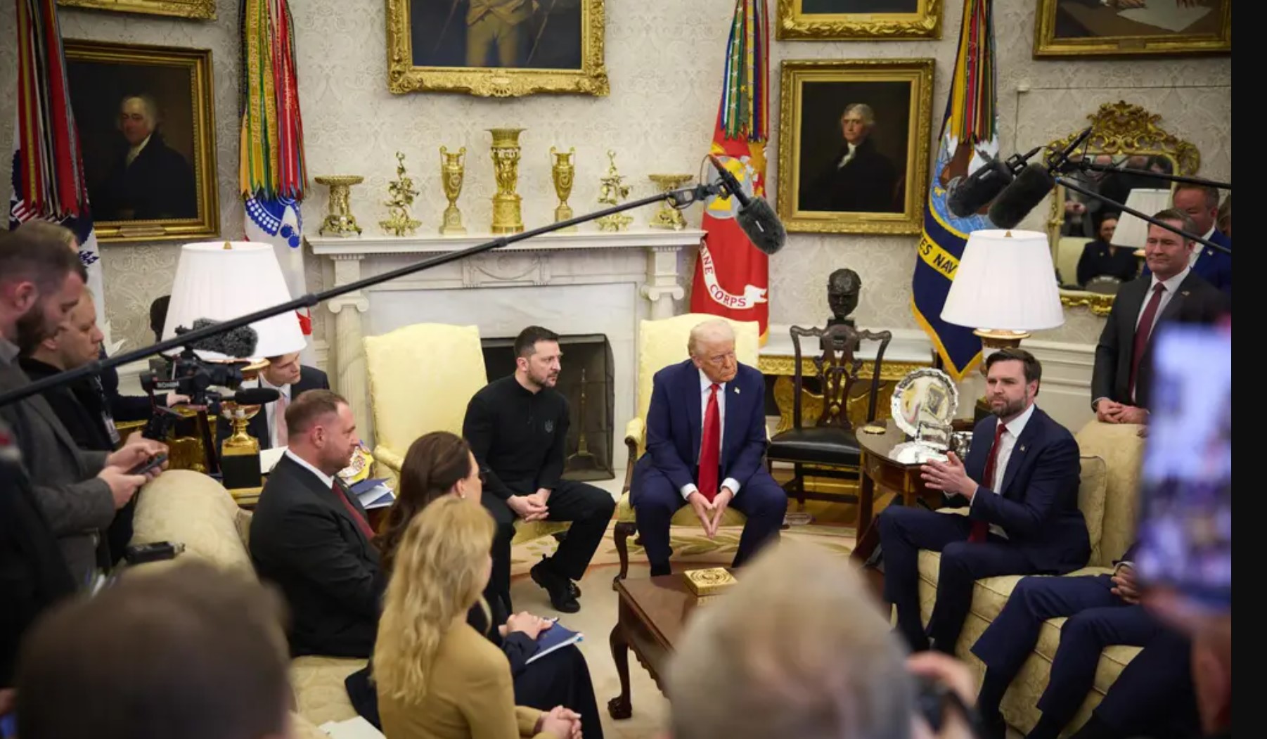 Сумнозвісна суперечка українського президента і господаря Білого дому