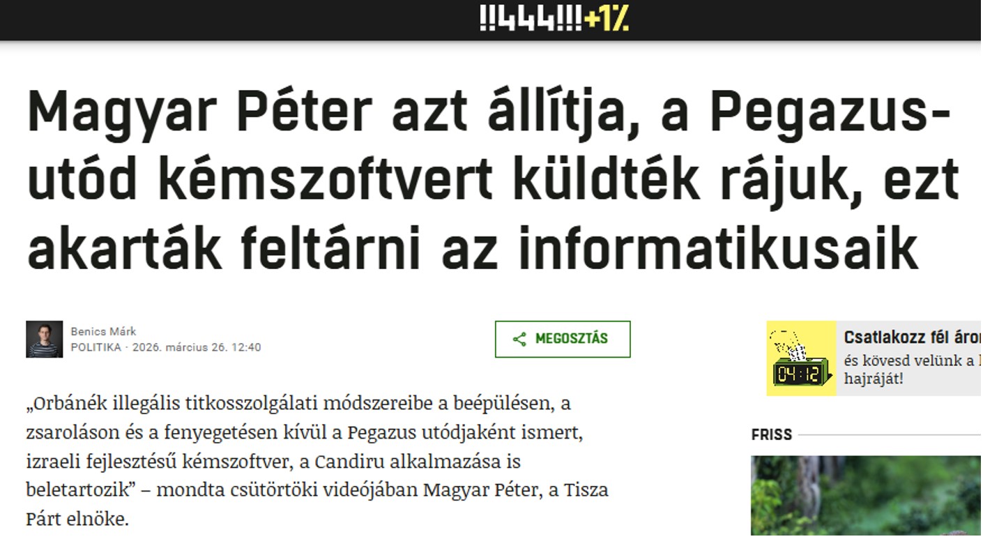 444: Мадяр порівняв методи впливу влади на опозицію з комуністичними.