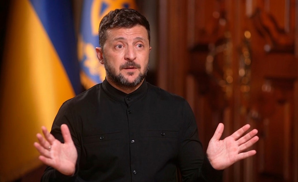 Президент Зеленський під час інтерв’ю ABC