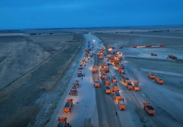 Роботи з будівництва автобану «Молдова» (А7)