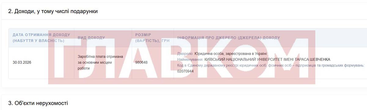 Університет Шевченка виплатив «на прощання» колишньому ректору Бугрову мільйон фото 1