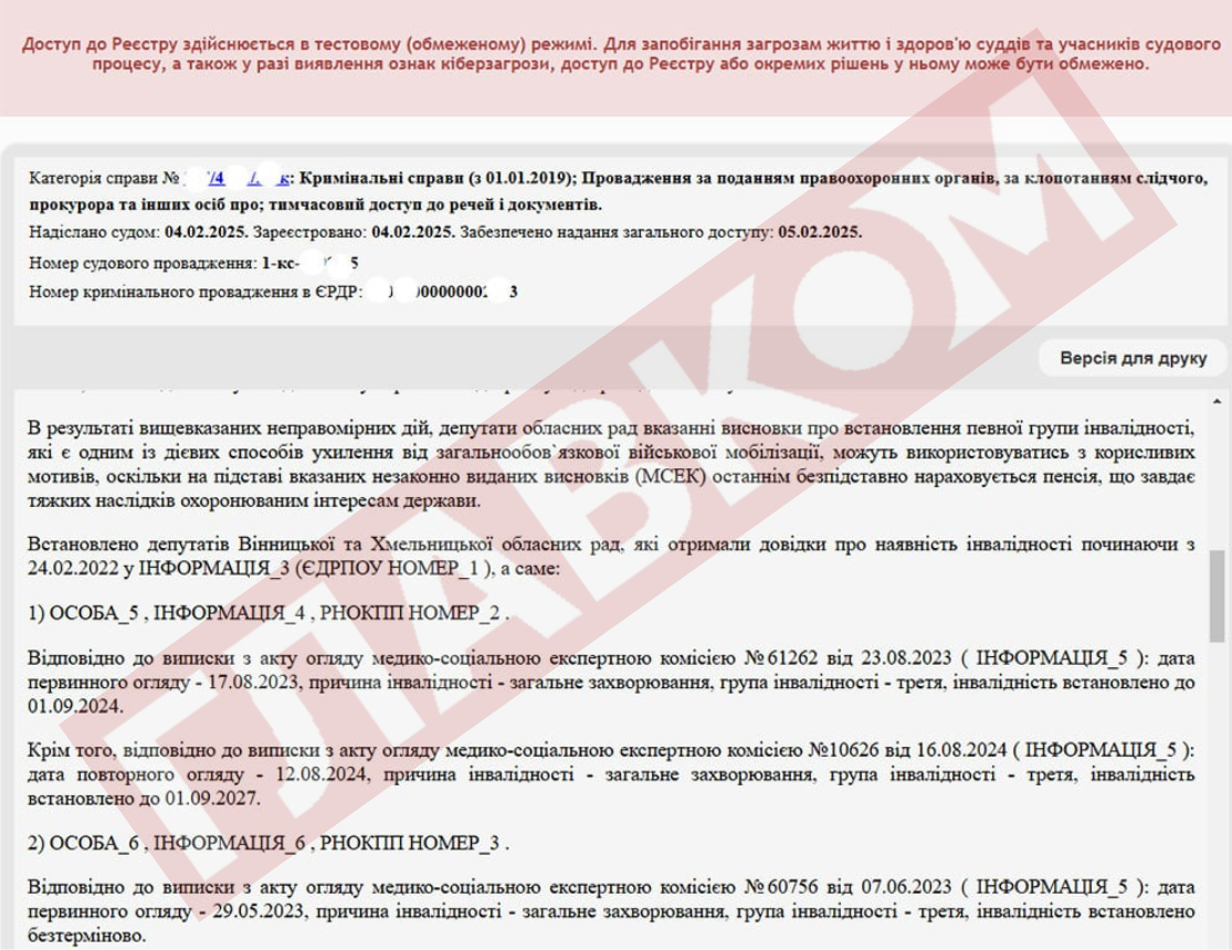 «Вірус Крупи». Правоохоронці трусять депутатів-інвалідів місцевих рад фото 2