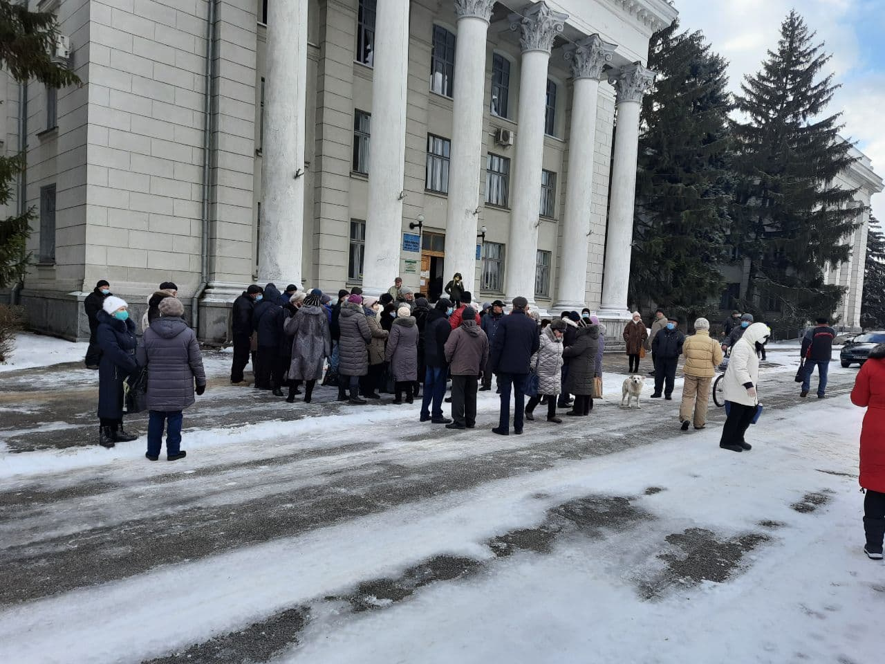Предыдущие антитарифных митинги в Новой Каховке состоялись 10 и 12 января. Фото: Таврийские вести