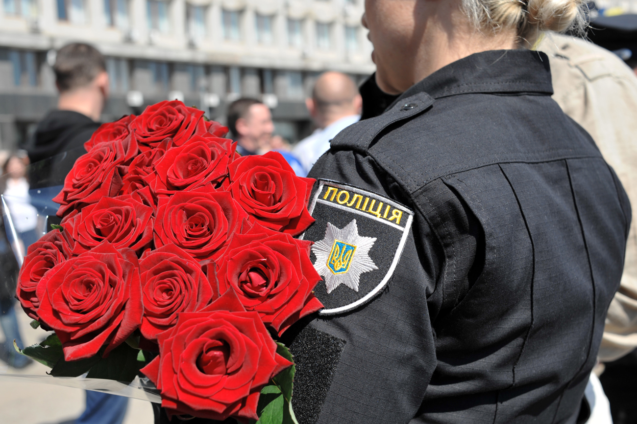Патрульная полиция приняла присягу/Фото: Олега Демьяненко