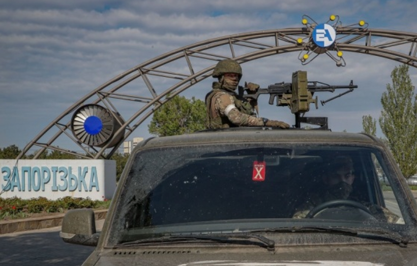 Оккупанты превратили Запорожскую АЭС в военную базу Фото из открытых источников