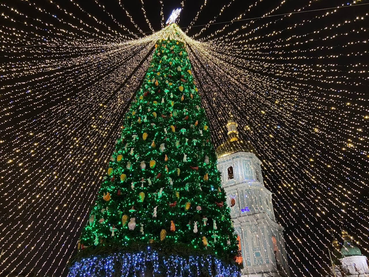 Ялинка в Києві – одна з найкращих у Європі. Фото: 112.ua