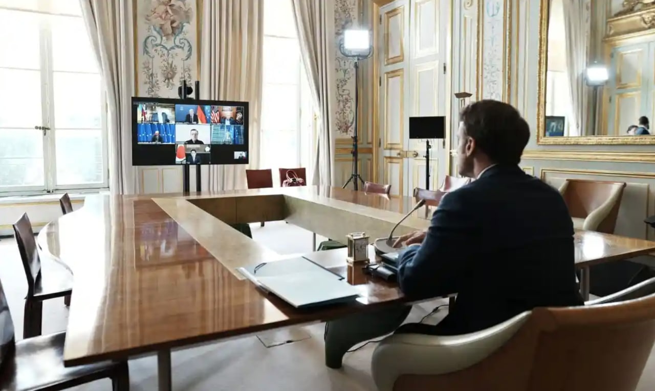 Президент Франції Еммануель Макрон береучасть у зустрічі G7. Фото з відкритих джерел