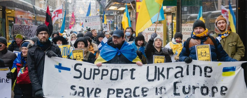 акції #StandwithUkraine поширилися світом. Фото: despravda.com