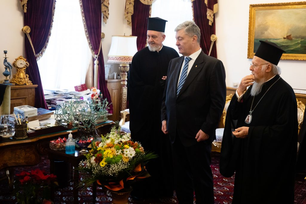 Петро Порошенко отримав благословення Варфоломія для української церки та народу