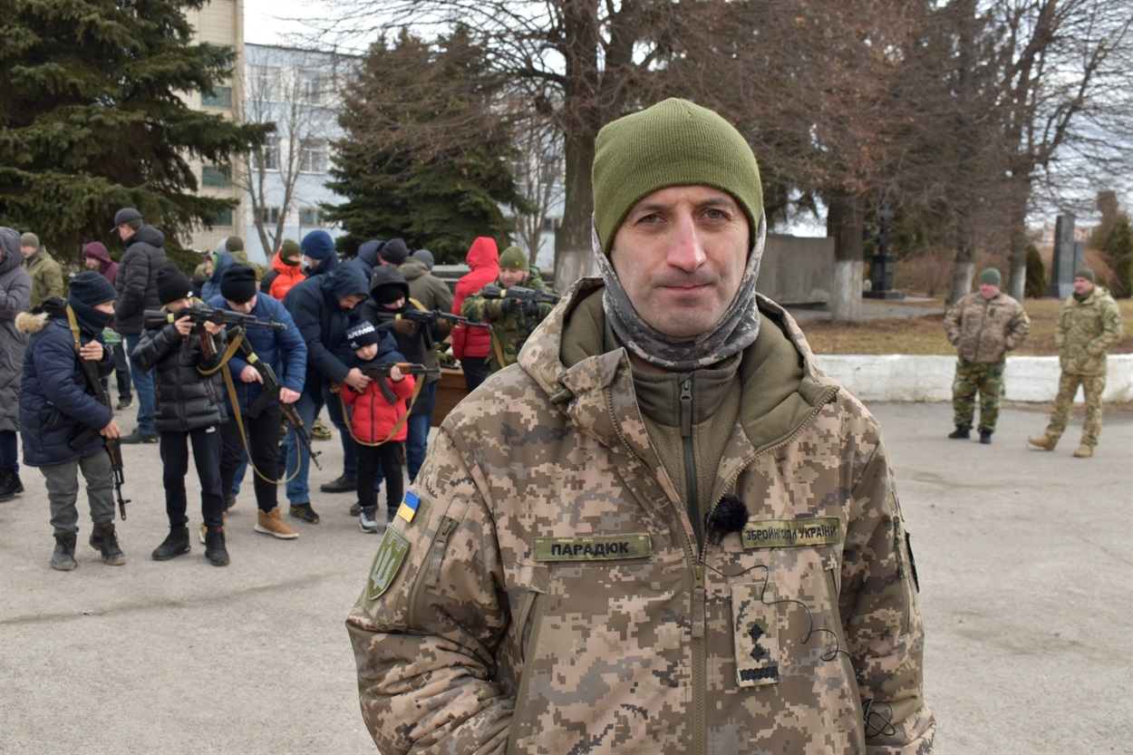 Командир бригади територіальної оборони у Вінницькій області Юрій Парадюк