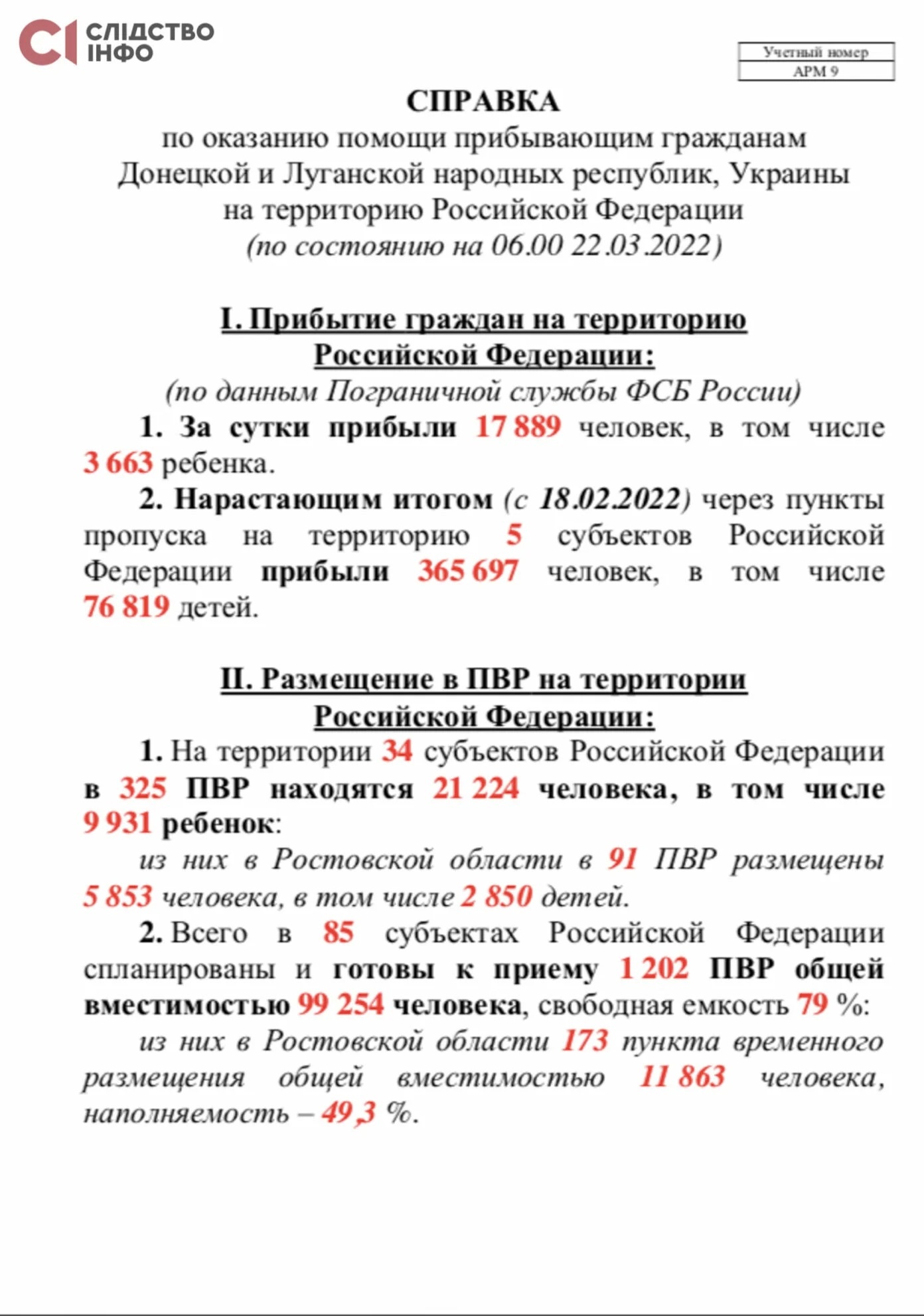 Депортованих українців розвозять по всій території Росії (скріншот: slidstvo.info)