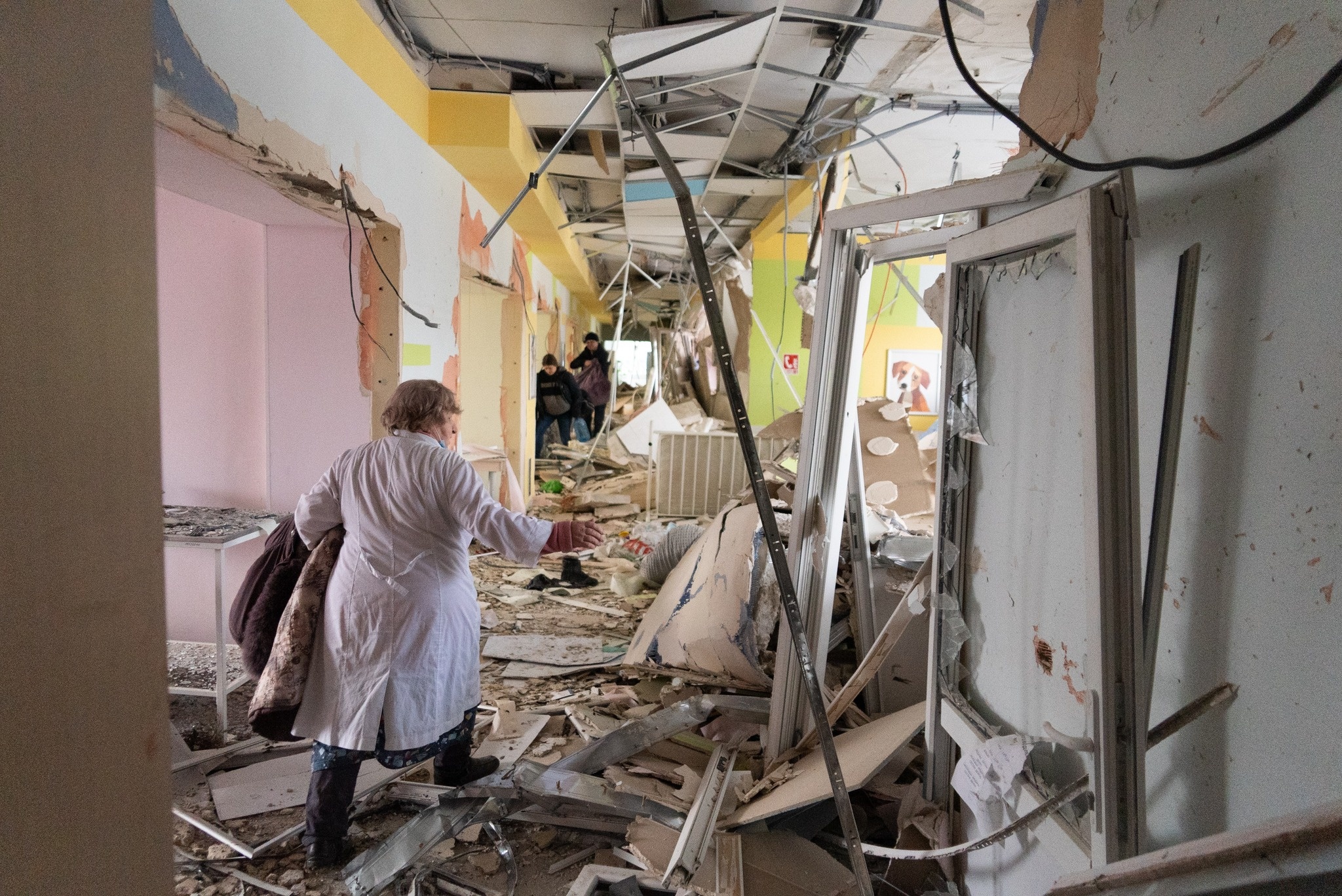 Пологовий будинок був практично знищений (фото: Мстислав Чернов, facebook)