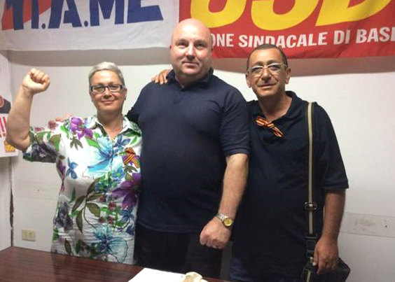 25 липня в Неаполі Кочетов зустрічається з представниками регіональної організації Центральної профспілки Італії (USB)