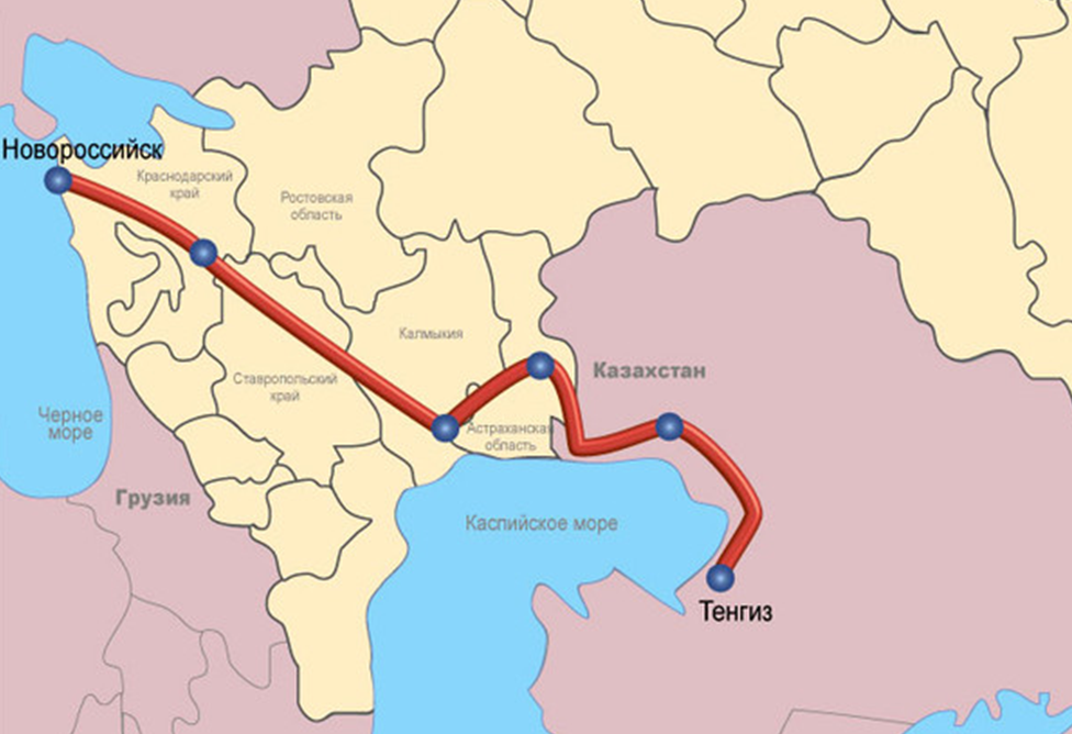 Нафта експортується з Казахстану через термінал у НоворосійськуГрафіка BanksToday