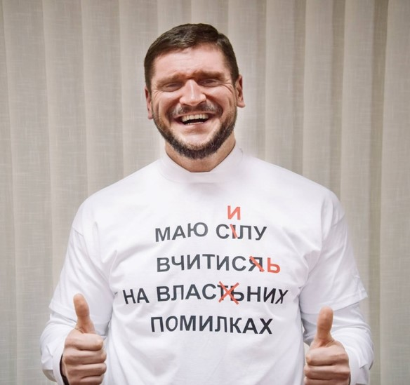 Олексій Савченко був змушений сміятися сам над собою