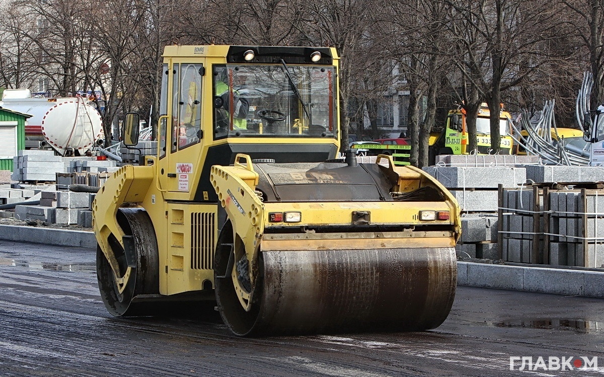 Ремонт дороги у Києві