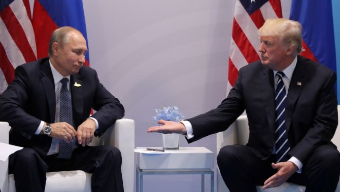 «Будемо битися, чи миритися?» Зустріч Дональда Трампа і Володимира Путіна в Гамбурзі в липні 2017 року
