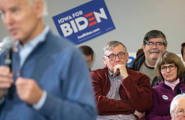 Джо Байден ще недавно вважався фаворитом демократів. Кокус в Айові поставив його на четверте місце