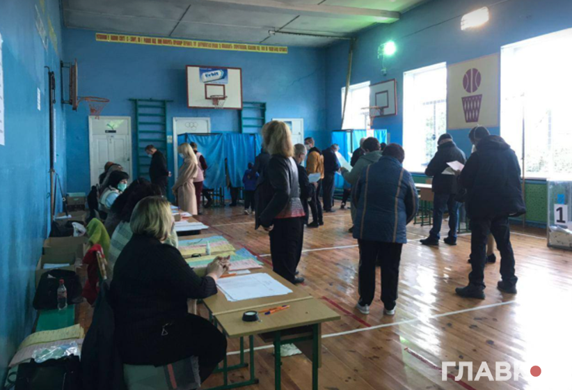 Ділянка для голосування в Уманщині, Черкаська область