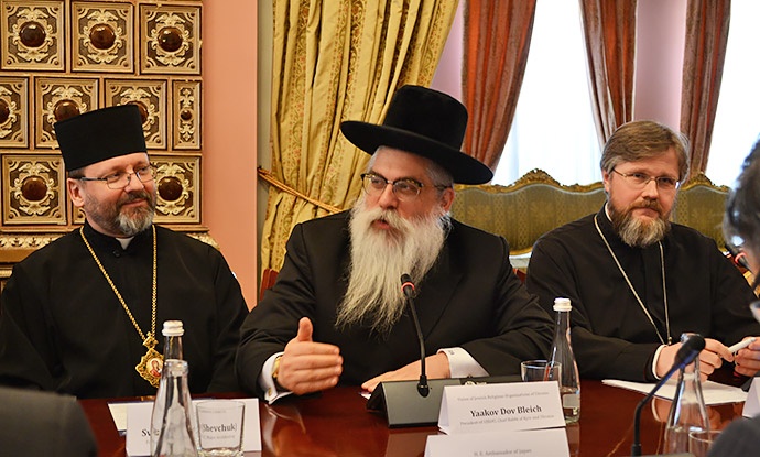 Яків Дов Блайх відзначив, що Всеукраїнська Рада Церков і релігійних організацій є об'єднуючим фактором в українському суспільстві
