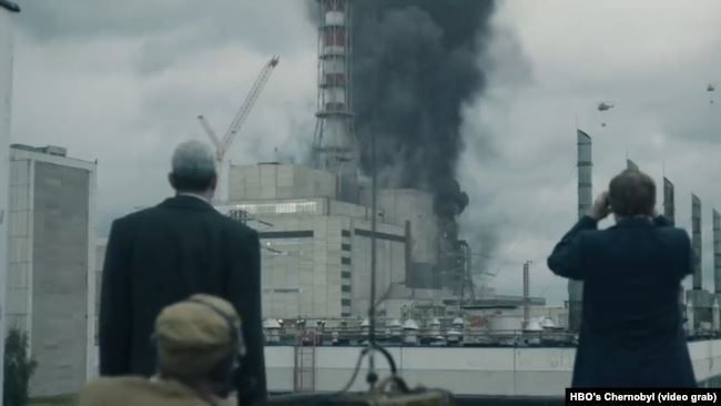 Кадр із телесеріалу американського каналу НВО «Чорнобиль»