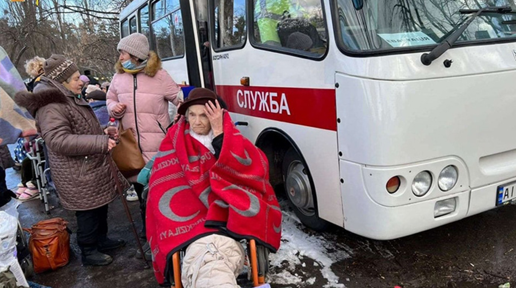 Евакуацією з Київщини опікувався Український Червоний Хрест, а не міжнародний офіс організації (фото з відкритих джерел)
