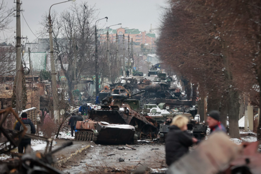 Бліцкриг Путіна в Україні провалився, а його армія взагалі перестала вірити в свою перемогу (фото: mvs.gov.ua)