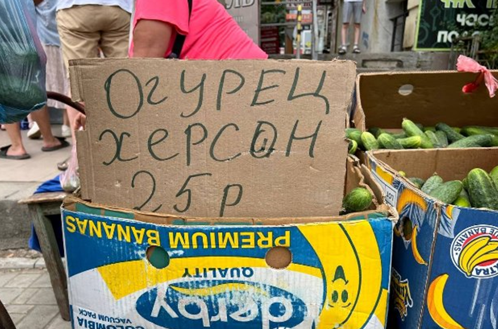 Рашисти вивозять овочі з Херсонщини в окупований Крим, скуповуючи їх за безцінь (фото: ria)