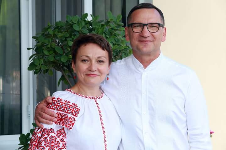 Микола Дорошенко з дружиною Наталією