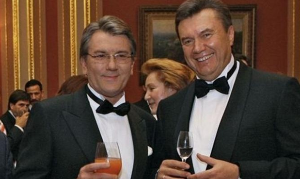 У цій фотографій концентрація парадоксів української політики: Ющенко та Янукович у певний разом