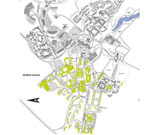Зона водневого проекту в університетському містечку Кілі (джерело - hydeploy.co.uk)
