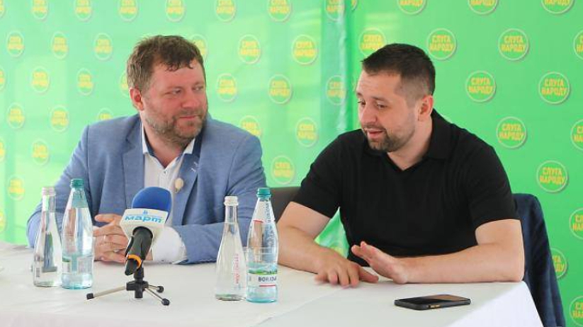 Александр Корниенко и Давид Арахамия
