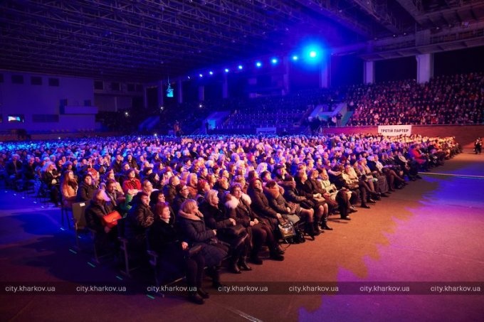 На концерт Ірини Білик прийшли майже всі жінки Київського району Харкова