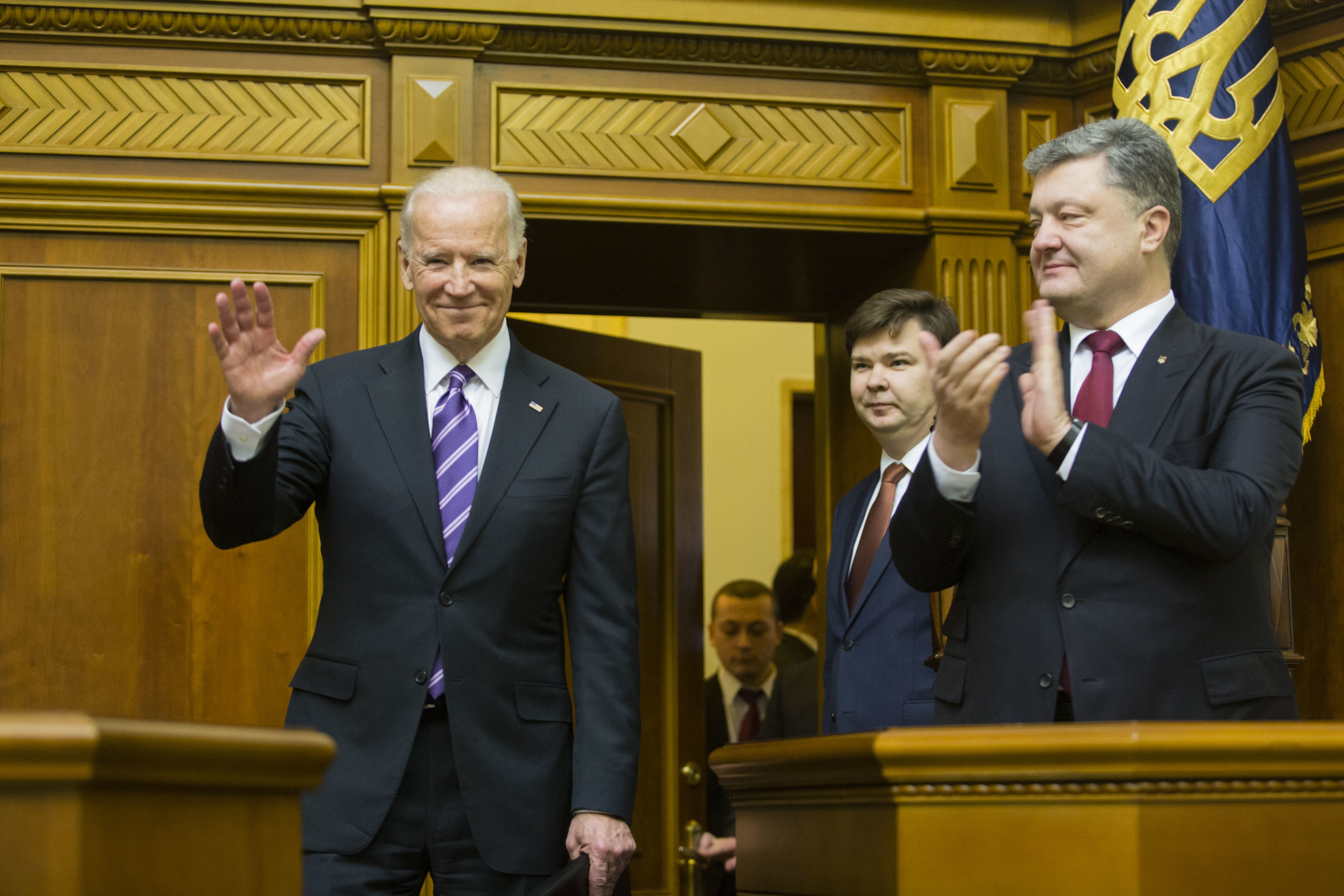 Віцепрезидент Байден в українському парламенті (фото пресслужби президента України)