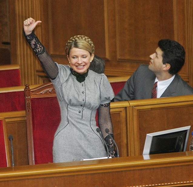 Юлія Тимошенко та її вірний помічник Михайло Лівінський Фото: Facebook