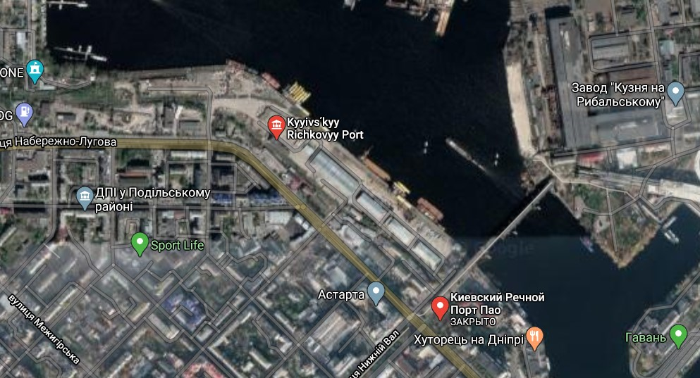 «Новый Подол» VS Киевский речной порт