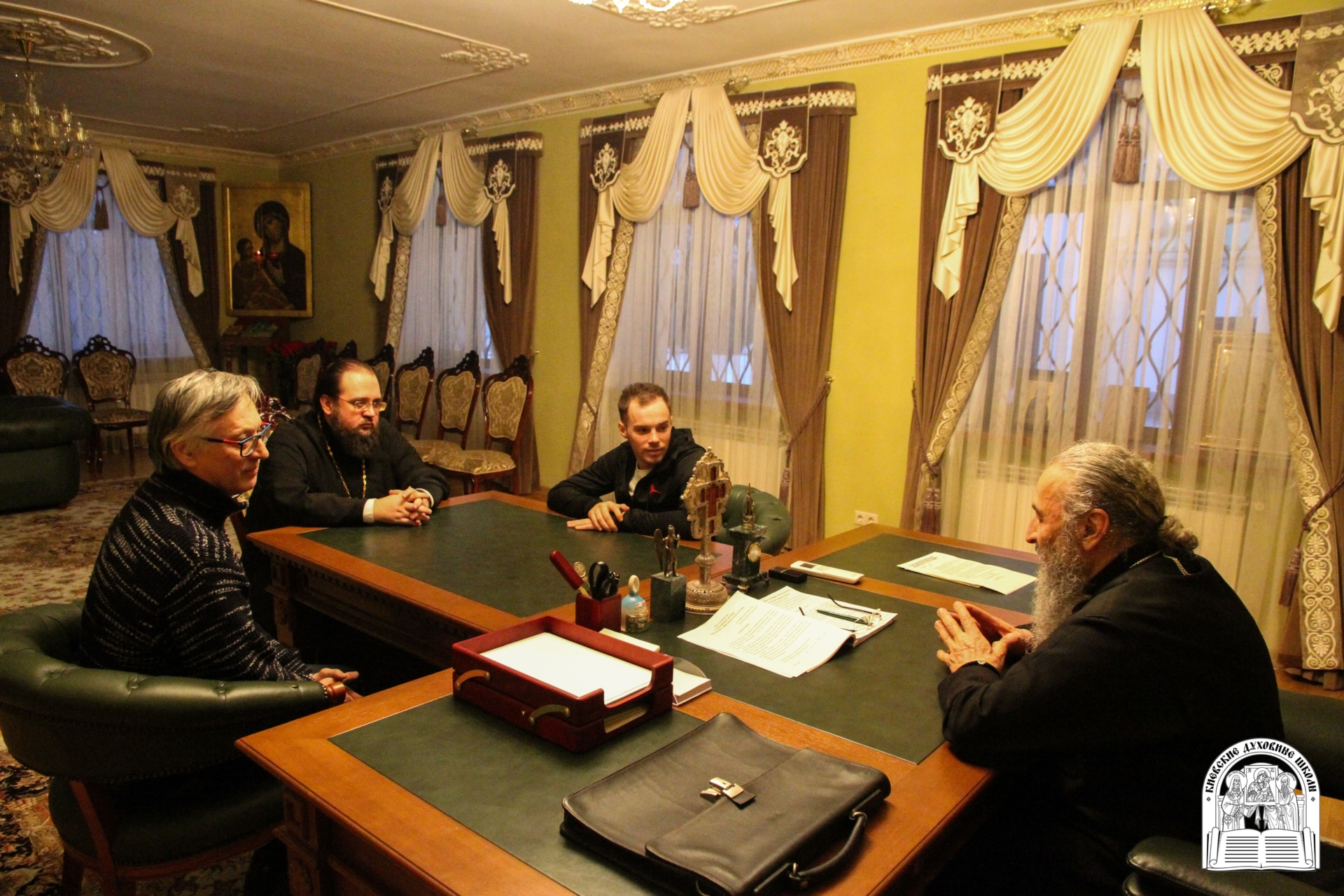 Зустріч Олега Верняєва з митрополитом Московської церкви Онуфрієм