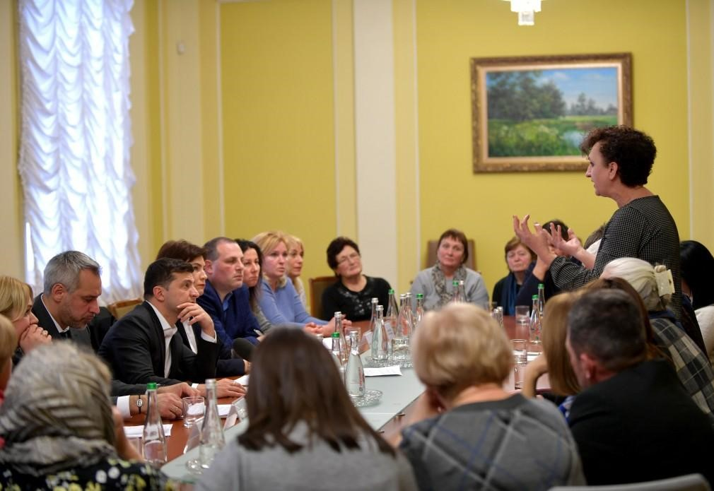 Президент Володимир Зеленський та голова Офісу генпрокурора вислухали побажання від родин Небесної сотні