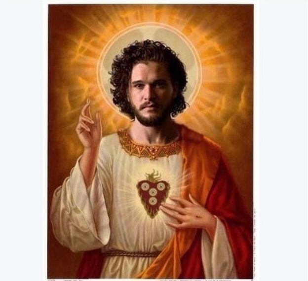 Порівняння Джона Сноу (серіал «Гра престолів») з Ісусом – один з мемів, який опублікував Даніїл Маркін