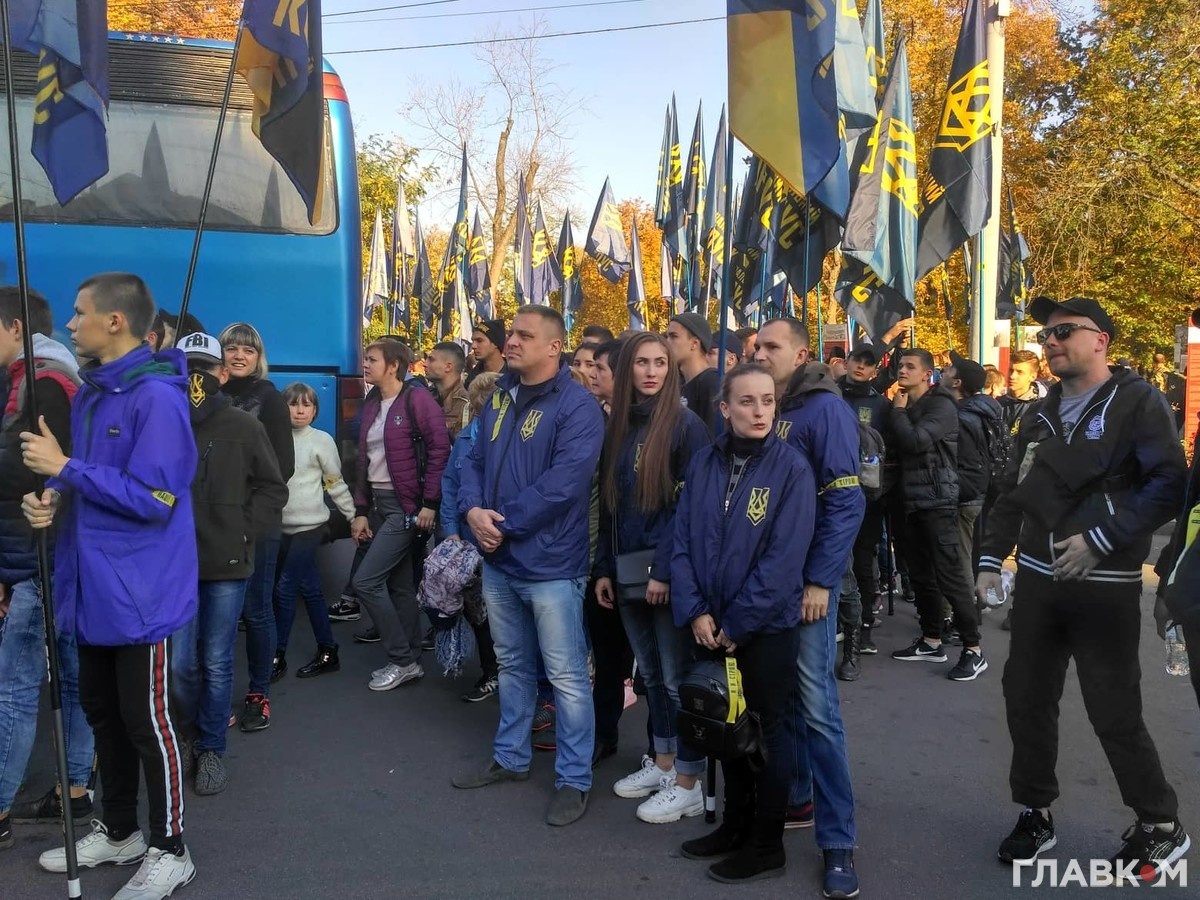 «60% з тих, хто вийшов на марш 14 жовтня – це був якраз «Нацкорпус», – стверджують у партії Білецького