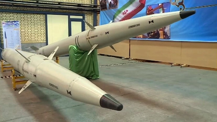 Полегшена іранська ракета «Раад-500»