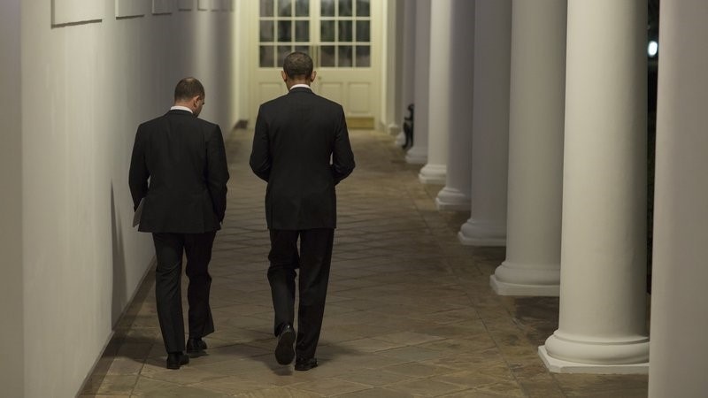 Бен Родс та Барак Обама у Білому домі