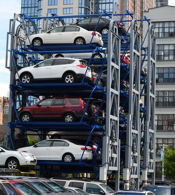 Роторні парковки – звичне явище закордоном