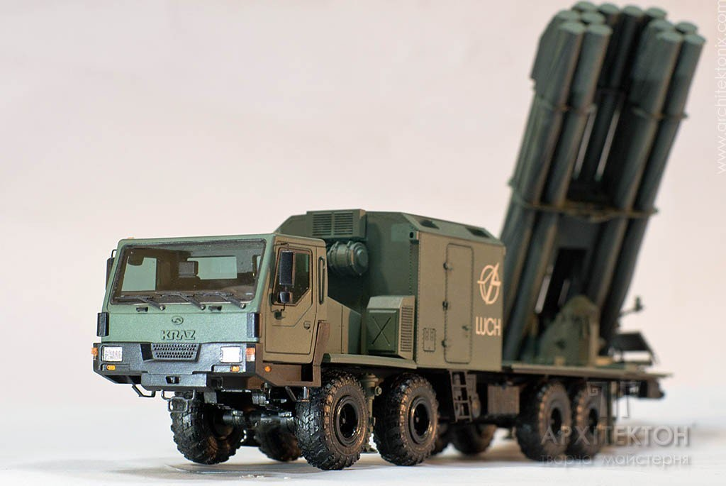 Перспективна пускова установка для ракет сімейства «Вільха» на основі шасі КрАЗ. Була представлена в лютому 2019 року