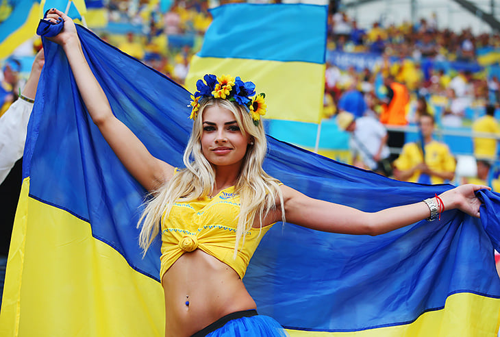Саме так Влада підтримувала збірну України на Євро-2016