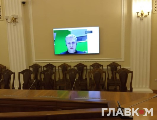 Віталй Шабунін на засіданні комісії був присутній віртуально