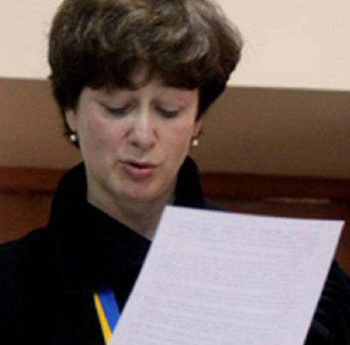 Суддя Ірина Попович. Фото з відкритих джерел