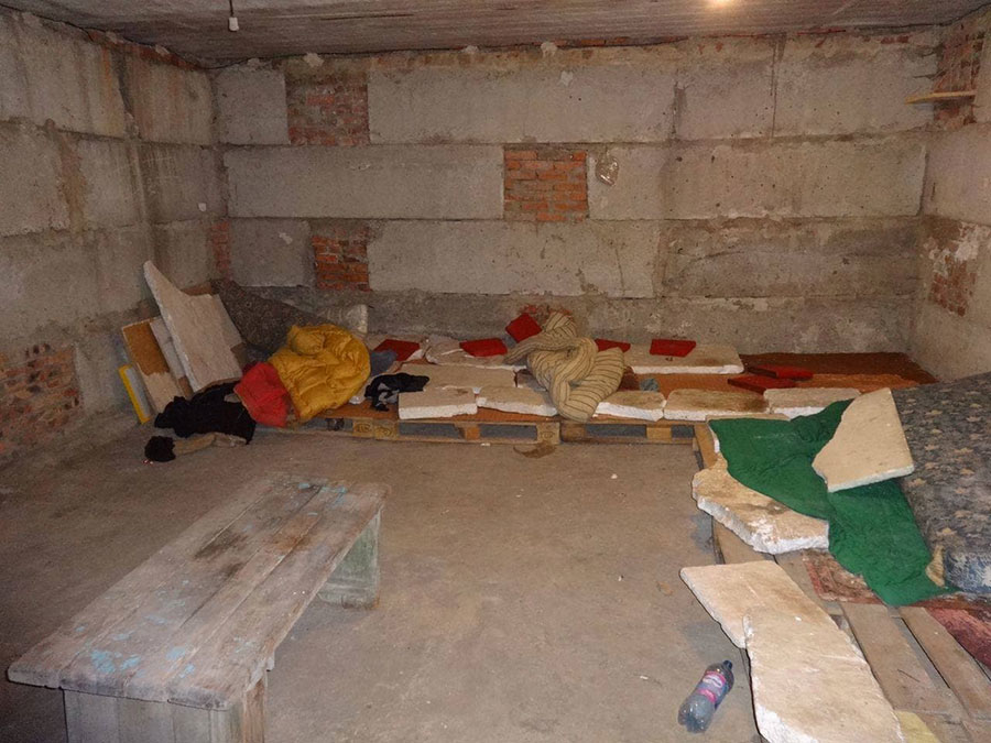 Підвал катівні «Ізоляція» у Донецьку. Фото з телеграм-каналу «Донецький тракторист».