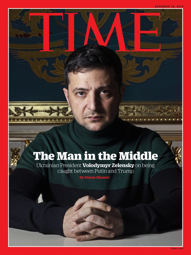 Зеленский на обложке журнала Time